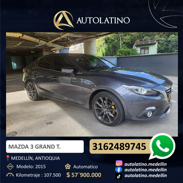 MAZDA 3 GRAND TOURING 2.0