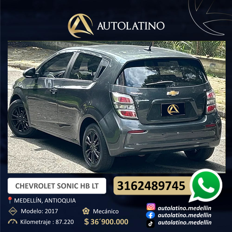 CHEVROLET SONIC LT HB 1.6