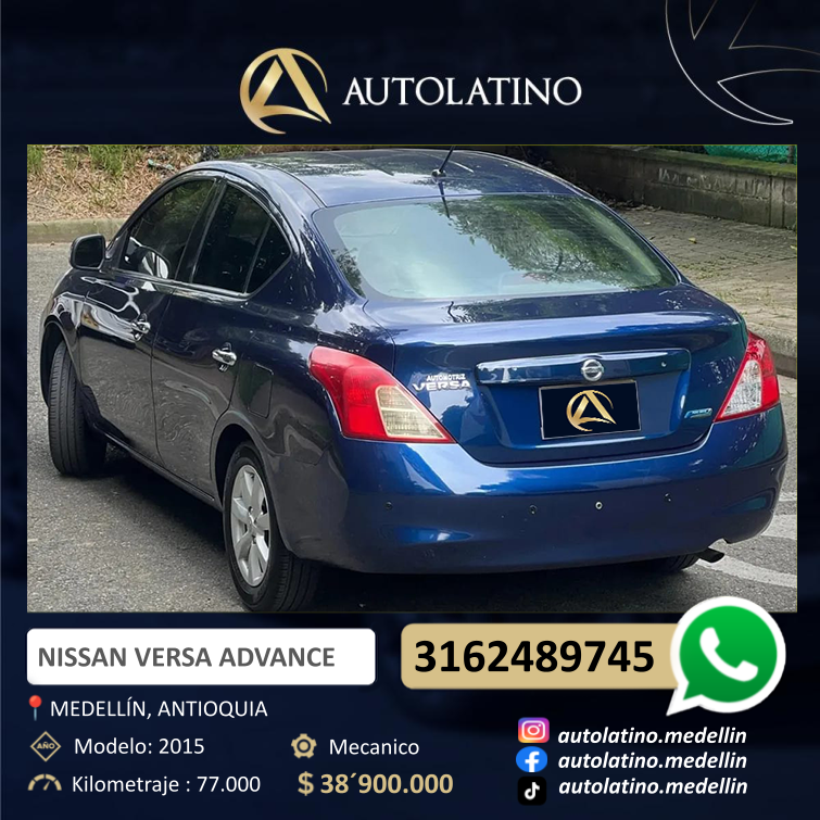 NISSAN VERSA ADVANCE 1.6
