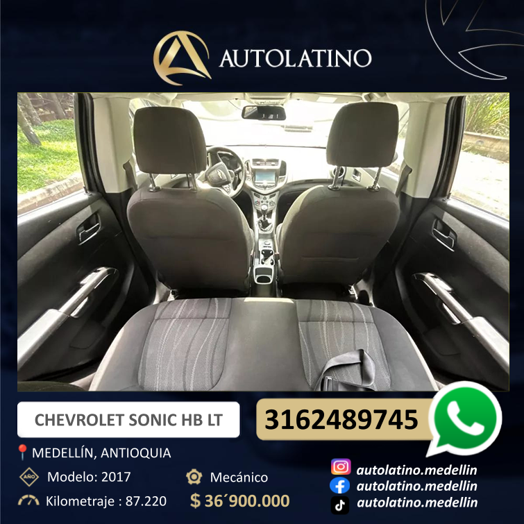 CHEVROLET SONIC LT HB 1.6