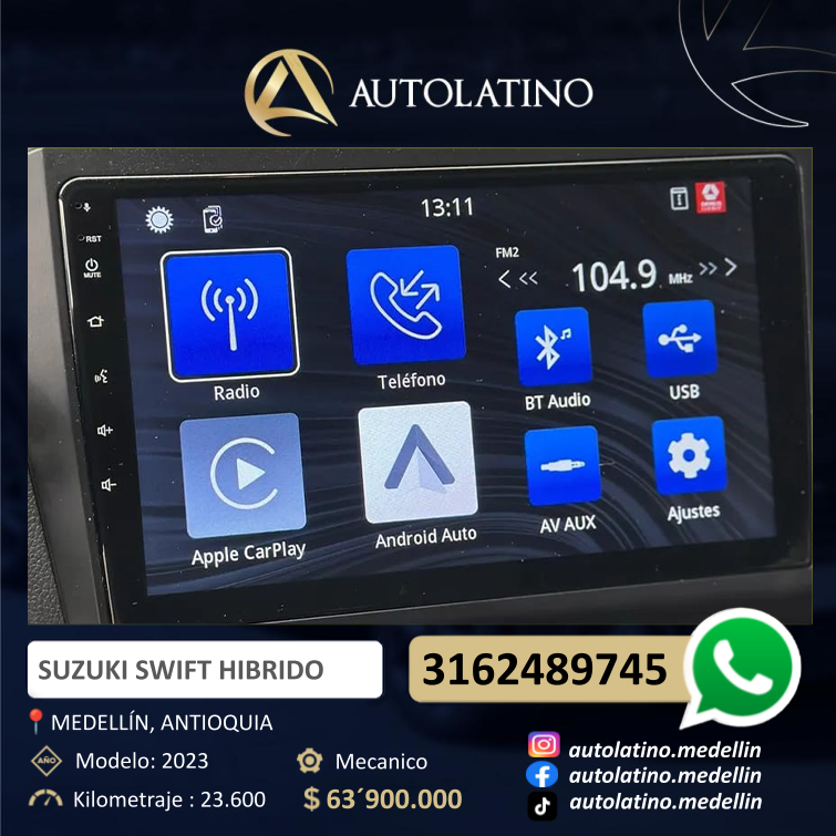 SUZUKI SWIFT HIBRIDO 1.2