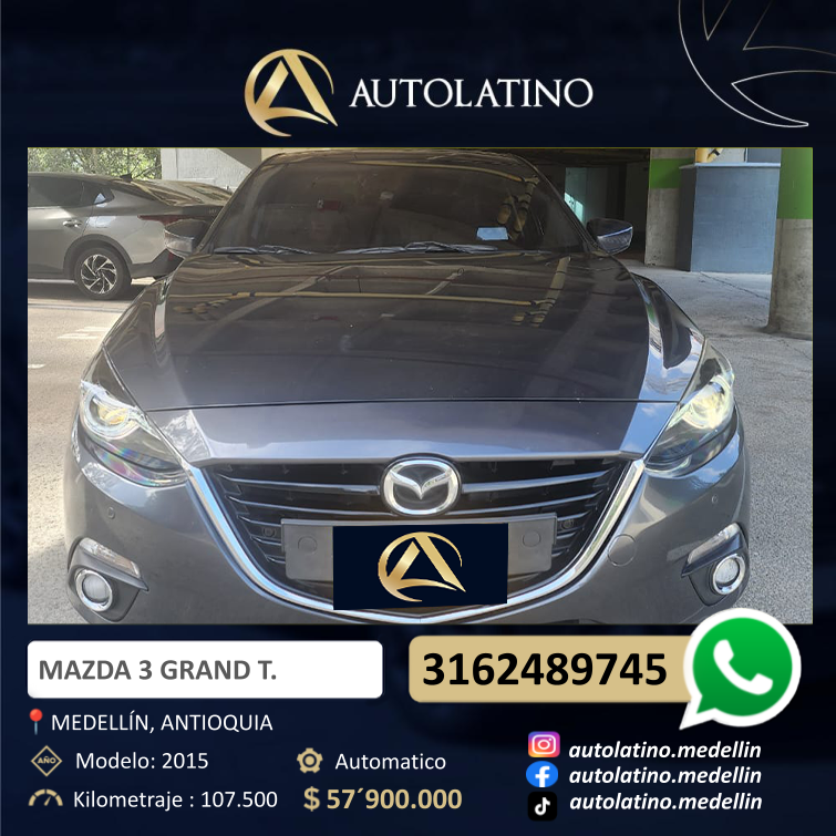 MAZDA 3 GRAND TOURING 2.0