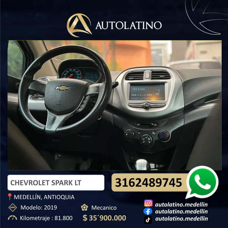 CHEVROLET SPARK GT LT 1.2