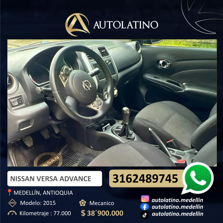NISSAN VERSA ADVANCE 1.6