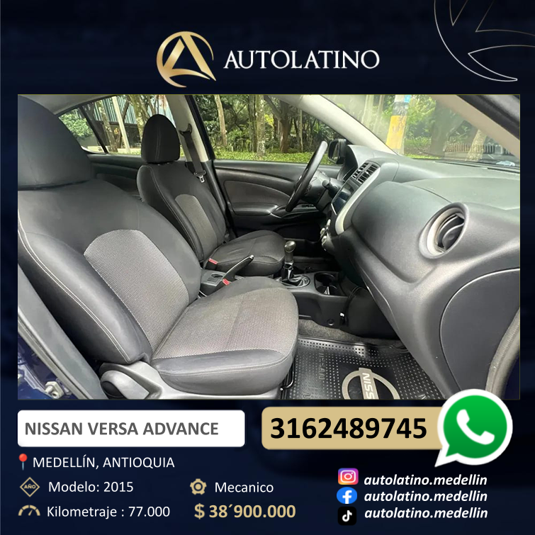 NISSAN VERSA ADVANCE 1.6